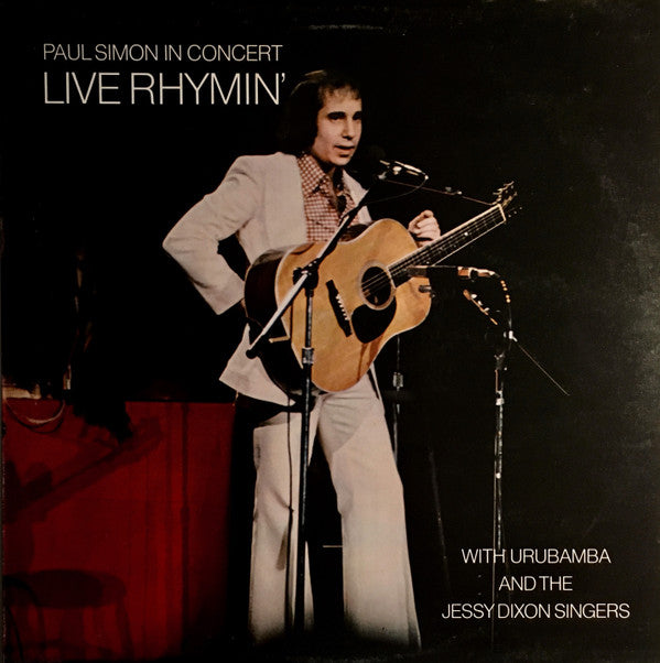 Paul Simon With Urubamba And The Jessy Dixon Singers : Paul Simon In Concert Live Rhymin' (LP, Album)