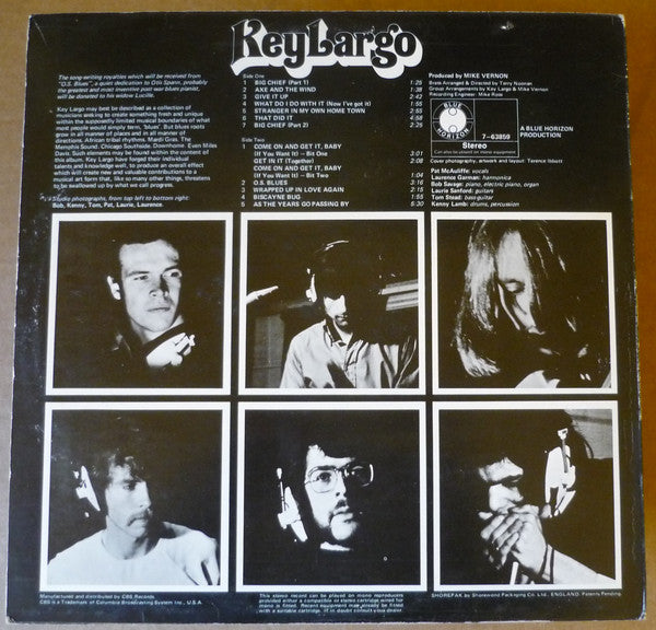 Key Largo (4) : Key Largo (LP, Album)