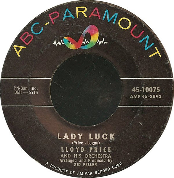 Lloyd Price And His Orchestra : Lady Luck (7")