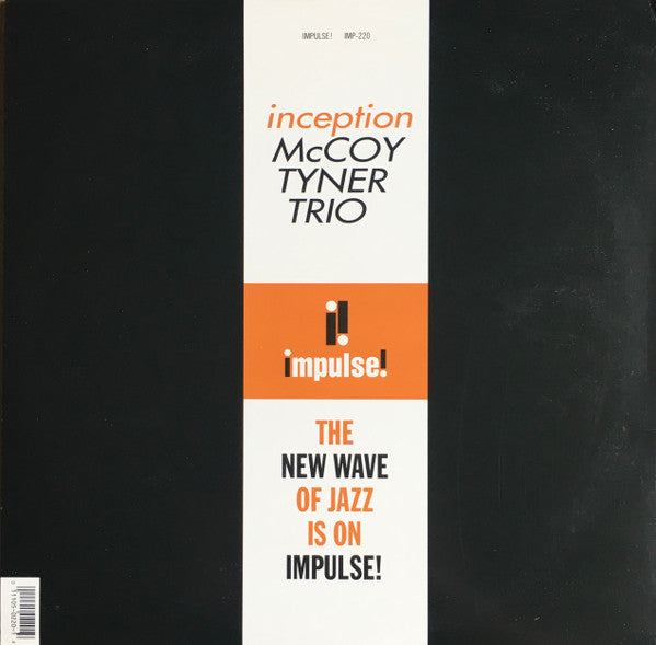 McCoy Tyner Trio : Inception (LP, Album, Ltd, RE, RM, 180)