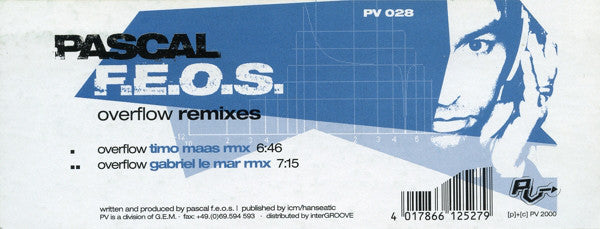 Pascal F.E.O.S. : Overflow (Remixes) (12")