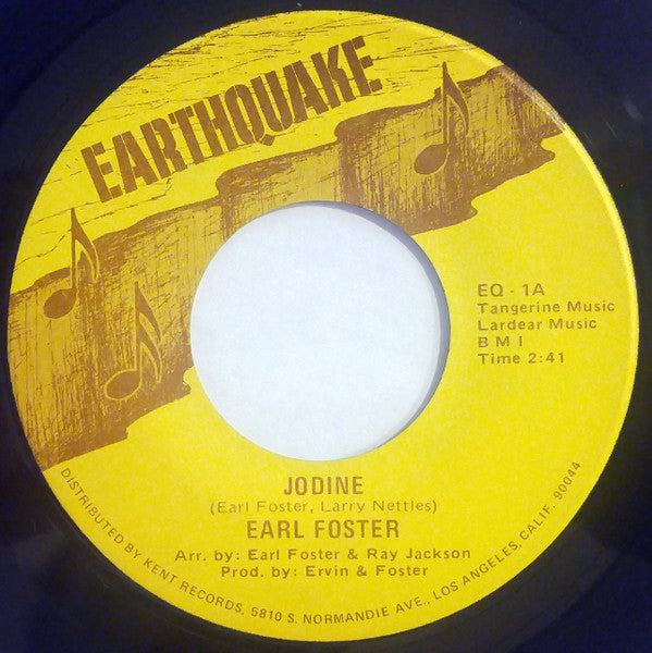 Earl J. Foster, Jr. : Jodine (7")