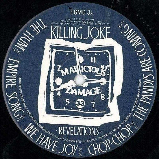 Killing Joke : Revelations (LP, Album)