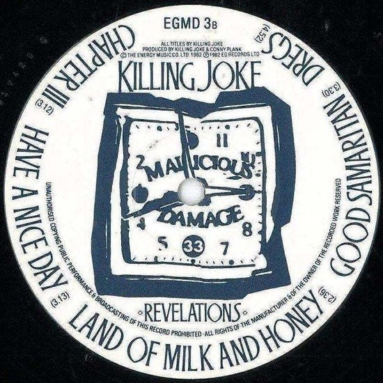 Killing Joke : Revelations (LP, Album)