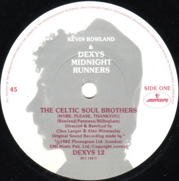 Kevin Rowland & Dexys Midnight Runners : The Celtic Soul Brothers (7", Single, Pap)