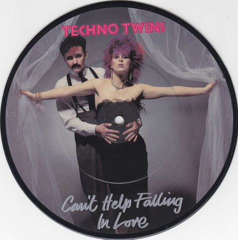 Techno Twins : Can't Help Falling In Love (7", Single, Pic)