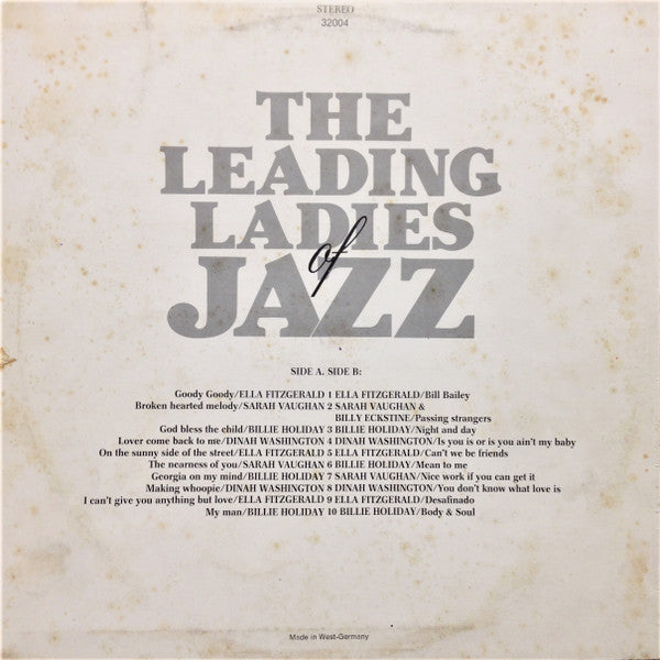 Various : The Leading Ladies Of Jazz (LP, Comp)