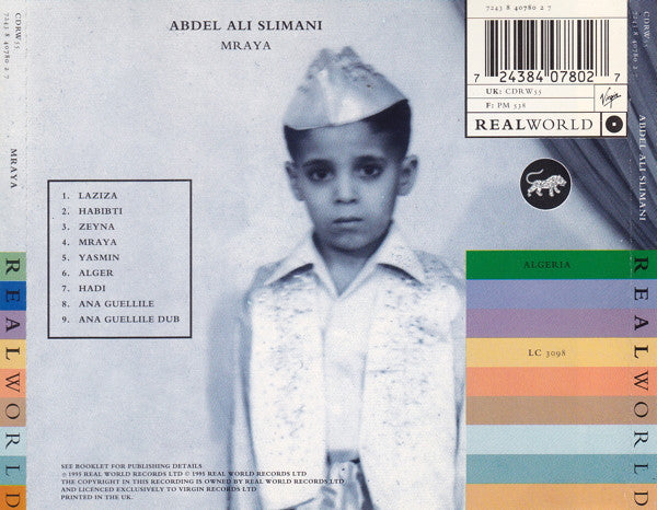 Abdel Ali Slimani : Mraya (CD, Album)