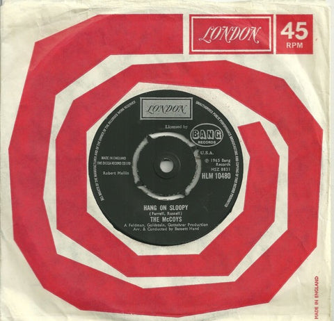 The McCoys : Hang On Sloopy (7", Single)