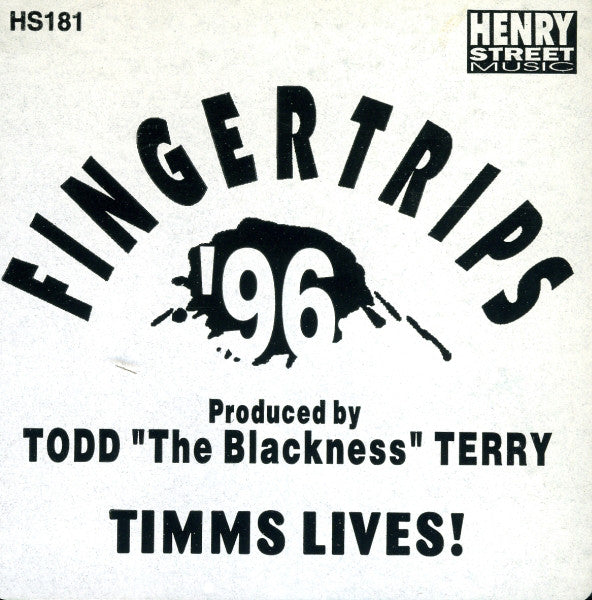 Todd Terry : Fingertrips '96 (12")