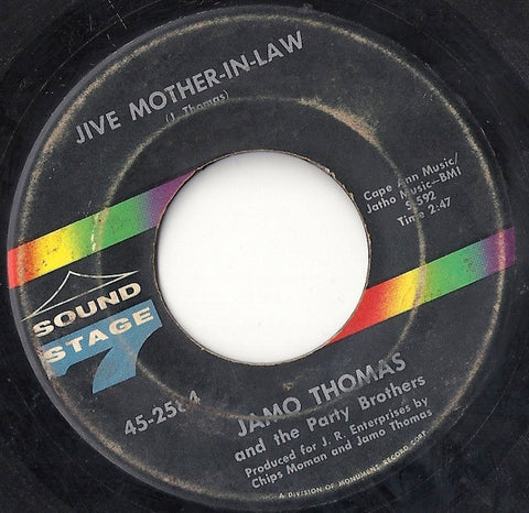 Jamo Thomas And The Party Brothers : Jive Mother-In-Law / Nassau Daddy (7")