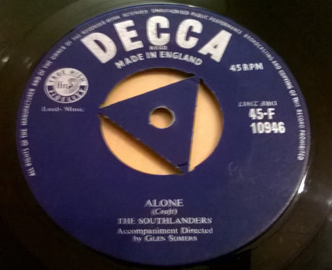 The Southlanders : Alone / Swedish Polka (7")