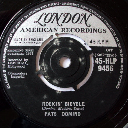 Fats Domino : What A Party (7")