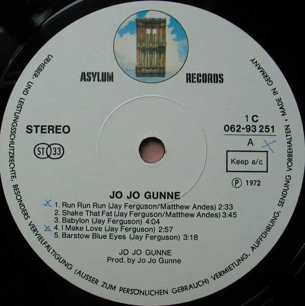 Jo Jo Gunne : Jo Jo Gunne (LP, Album)