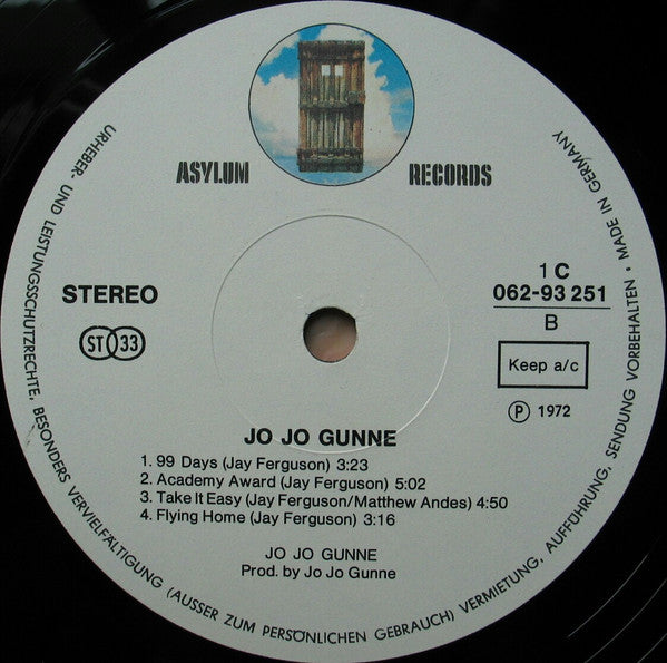 Jo Jo Gunne : Jo Jo Gunne (LP, Album)