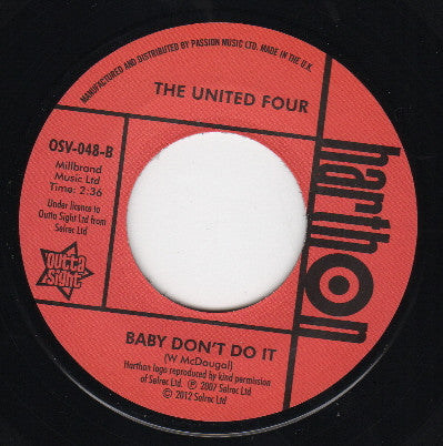 The United Four : Honey Please Stay / Baby Don't Do It (7", Single)