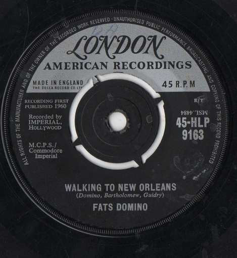 Fats Domino : Walking To New Orleans (7")