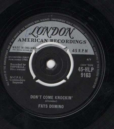 Fats Domino : Walking To New Orleans (7")