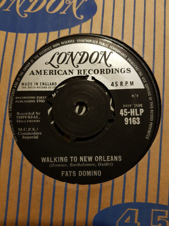 Fats Domino : Walking To New Orleans (7")