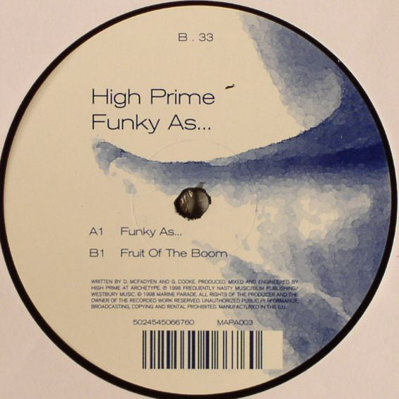 High Prime : Funky As... (12")