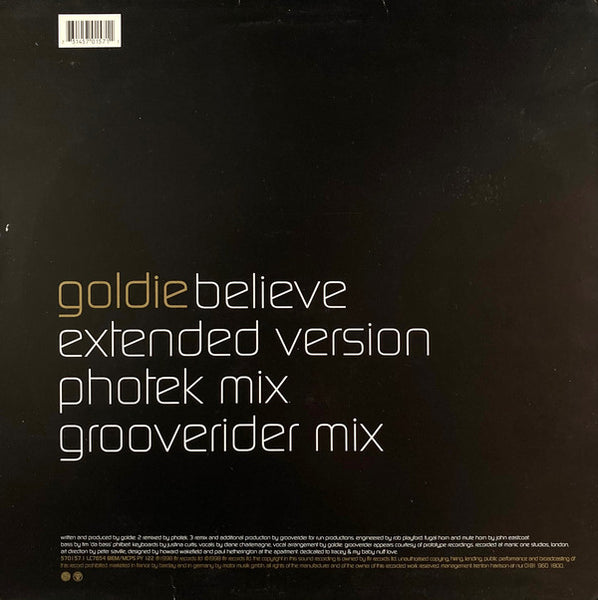 Goldie : Believe (12")