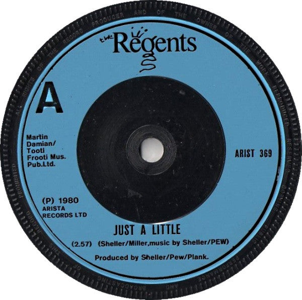 The Regents : Just A Little (7", Single)