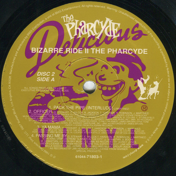 The Pharcyde - Bizarre Ride II The Pharcyde (2xLP, Album, RE) (Very Good  Plus (VG+))