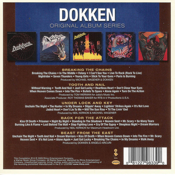 Dokken : Original Album Series (CD, Album, RE + CD, Album, RE + CD, Album, RE + CD)