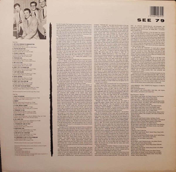 The Crickets (2) : File 1961-1965 (LP, Comp)