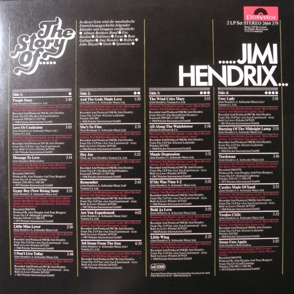 Jimi Hendrix : The Story Of Jimi Hendrix (2xLP, Comp, Gat)