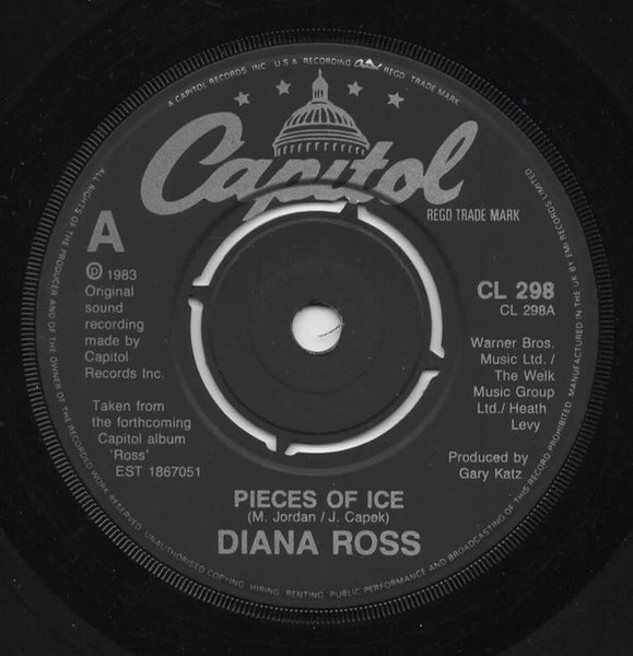 Diana Ross : Pieces Of Ice (7", Single)