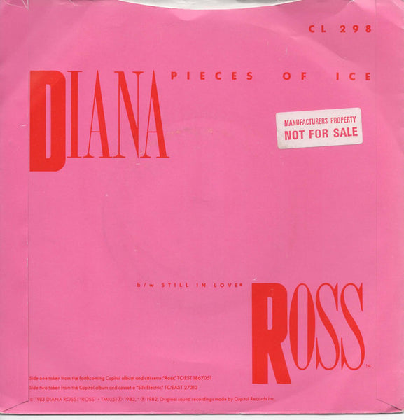 Diana Ross : Pieces Of Ice (7", Single)