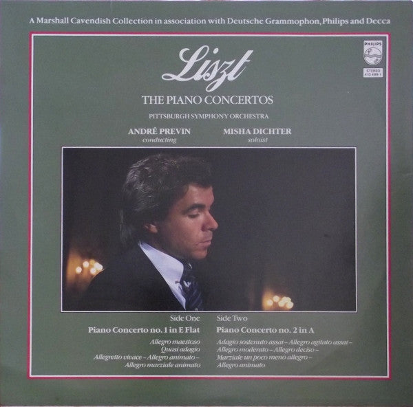 Liszt*, Misha Dichter, André Previn, The Pittsburgh Symphony Orchestra : The Piano Concertos (LP)