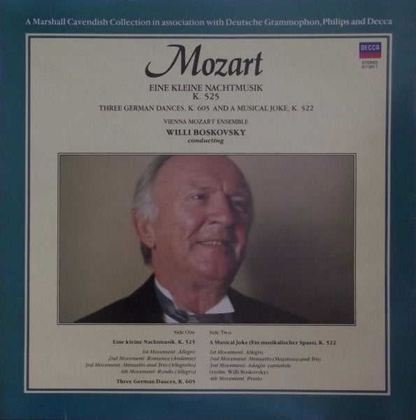 Mozart* / Vienna Mozart Ensemble* / Conducted By Willi Boskovsky : Eine Kleine Nachtmusik K 525, Three German Dances, K. 605 And A Musical Joke, K. 522 (LP, RE)