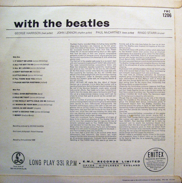 The Beatles : With The Beatles (LP, Album, Mono, 'Do)