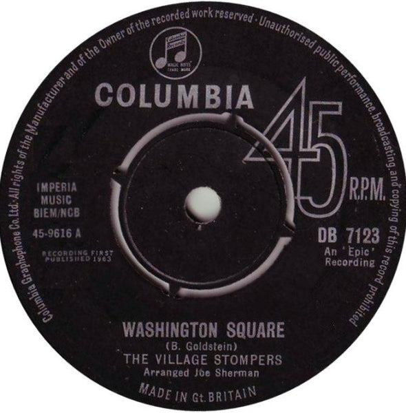 The Village Stompers : Washington Square (7", Single)