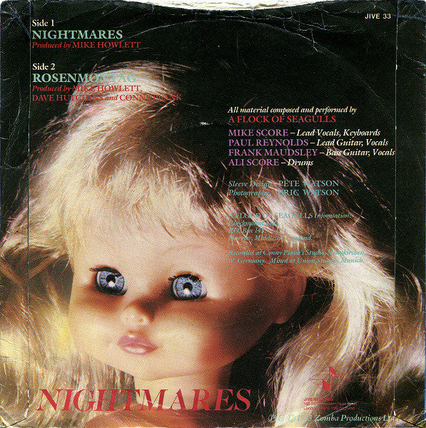 A Flock Of Seagulls : Nightmares (7", Single)