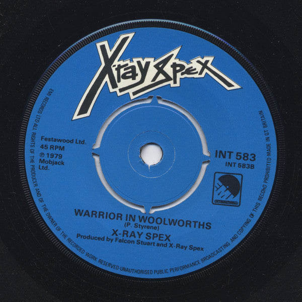 X-Ray Spex : Highly Inflammable (7", Single)