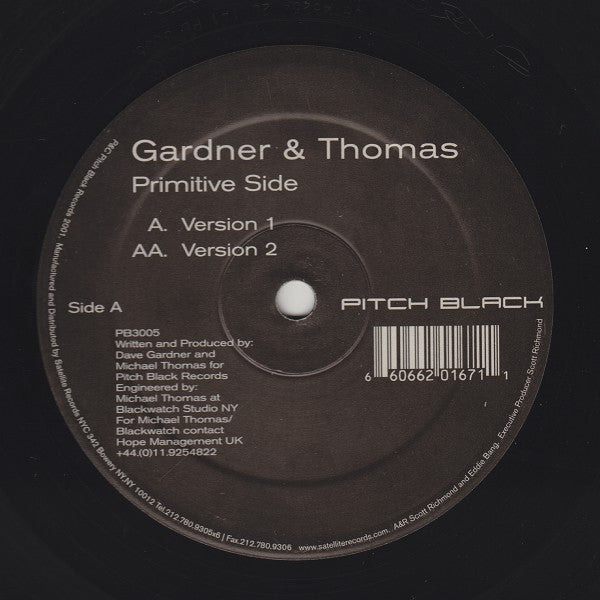 Gardner & Thomas : Primitive Side (12")