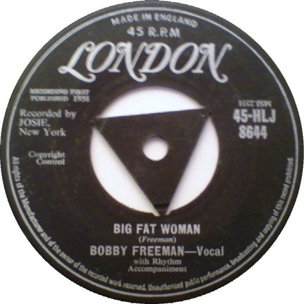 Bobby Freeman : Do You Want To Dance (7", Single)