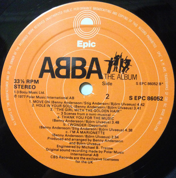 ABBA : The Album (LP, Album, Net)