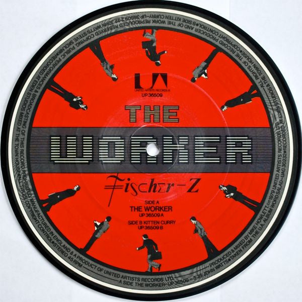 Fischer-Z : The Worker (7", Single, Ltd, Pic)