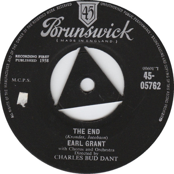 Earl Grant : The End (7")