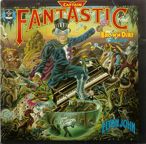 Elton John : Captain Fantastic And The Brown Dirt Cowboy (LP, Album, Gat)