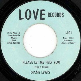 Diane Lewis : Please Let Me Help You (7")