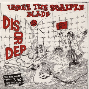 Disorder (3) : Under The Scalpel Blade (LP, Album, RE)