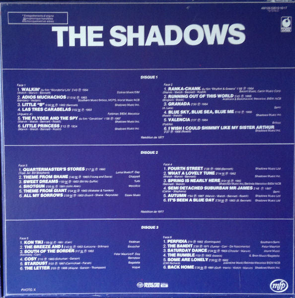 The Shadows : The Shadows (3xLP, Comp + Box)