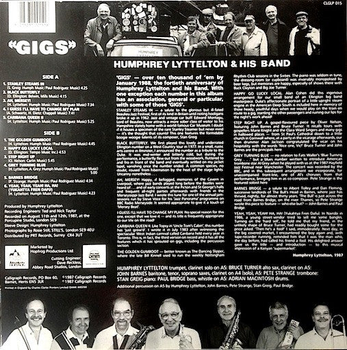 Humphrey Lyttelton & His Band* : Gigs (LP)