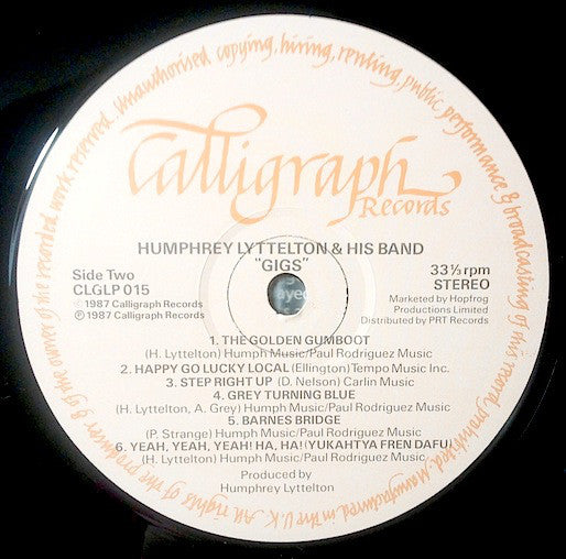 Humphrey Lyttelton & His Band* : Gigs (LP)