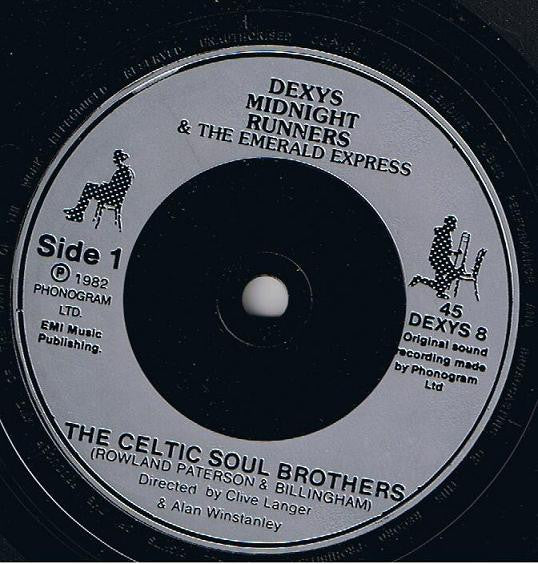 Dexys Midnight Runners & The Emerald Express : The Celtic Soul Brothers (7", Single, Sil)